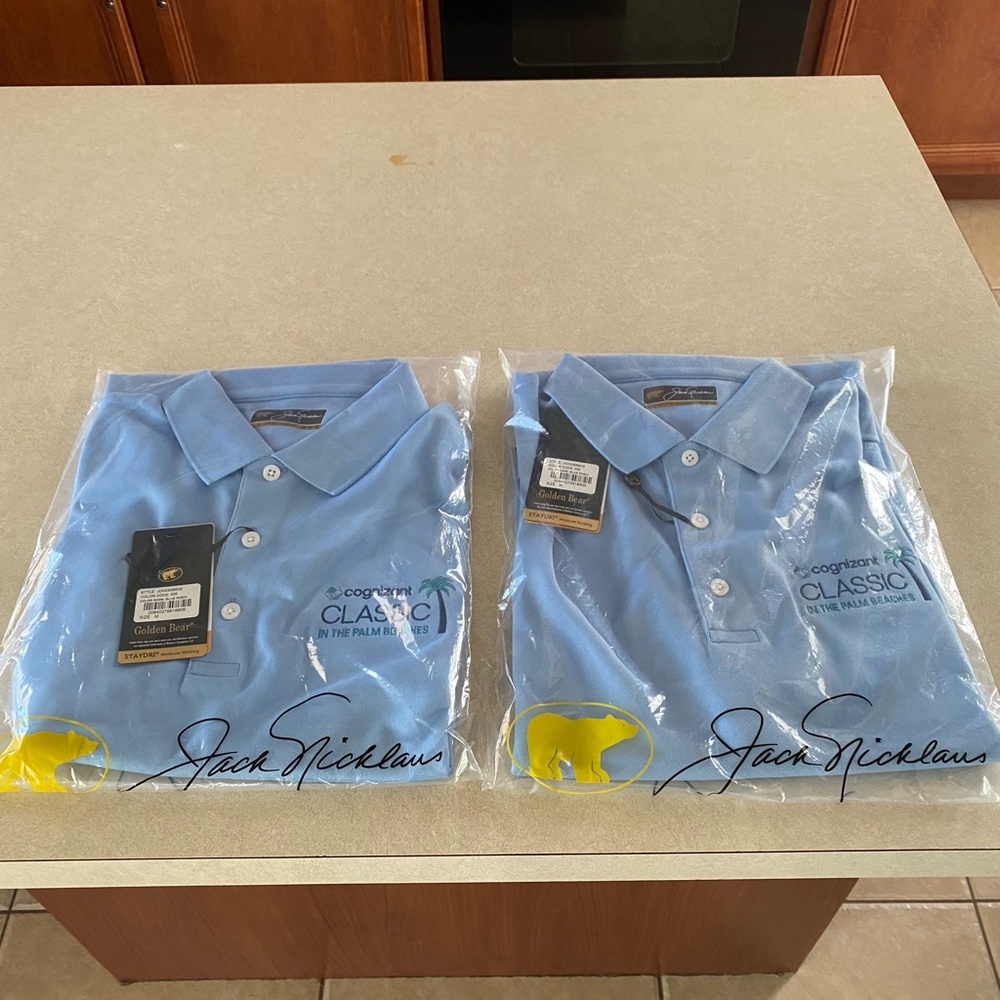 Two Brand New Size M Cognizant Classic Golf Polos